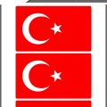 Türk Bayrağı ve Ata İmza Etiketleri