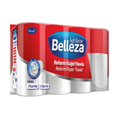 Belleza Reform Rulo Havlu 90 Yaprak 8 Li Paket