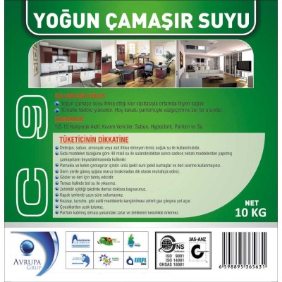 C9 Yoğun Çamaşır Suyu 10 Litre