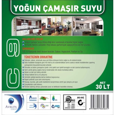 C9 Yoğun Çamaşır Suyu 30 Litre