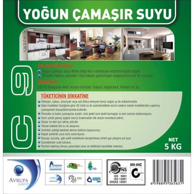 C9 Yoğun Çamaşır Suyu 5 Litre