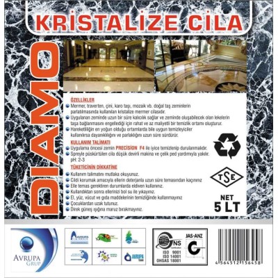 DIAMO Sıvı Kristalizasyon Cilası 5 Kg