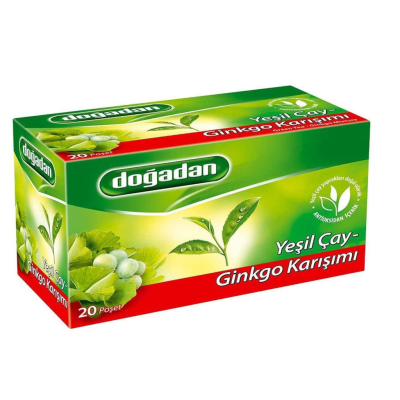 Doğadan Yeşil Çay Ginkgo Karışımı  20*1.7 Gr