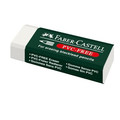 Faber Castell 7085 Büyük Boy Silgi Beyaz 