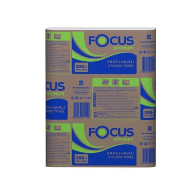 Focus Z Katlama Kağıt Havlu 200 Yaprak 12 Paket