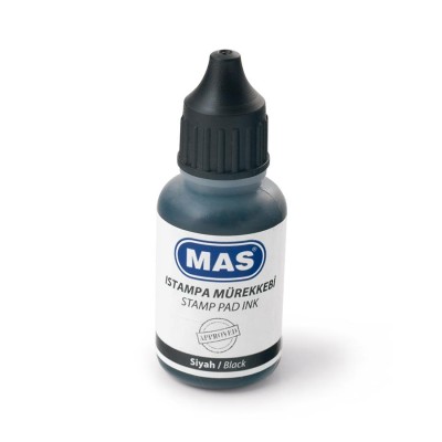 Mas 462 Istampa Mürekkebi 20 ml Siyah