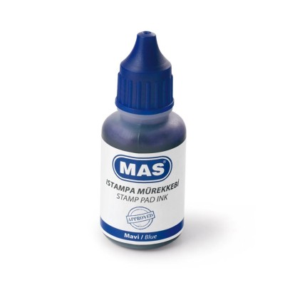 Mas 463 Istampa Mürekkebi 20 ml Mavi