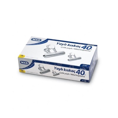 Mas 950 Beyaz Metal Kıskaç 40 mm 24 lü Paket