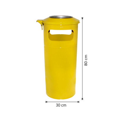 Metal İç Kovalı Küllük 42 Litre