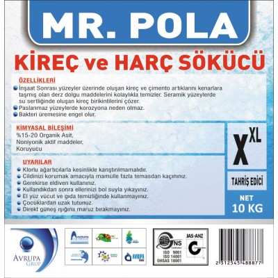 MR.POLA Kireç ve Harç Sökücü 10 Kg