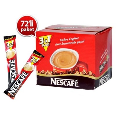 Nescafe 3'ü 1 Arada 17.5 gr 144'lü Paket