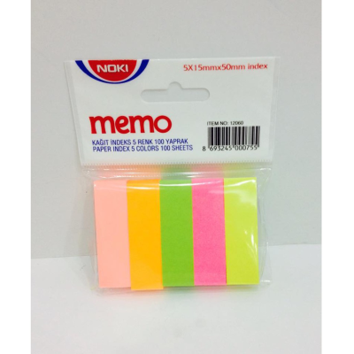 Noki Memo Stick  50*15 100 Yaprak 5 Renk Ayraç