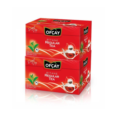 Ofçay Bitane Regular Tea Demlik Poşet Çay 100'lü (3,2 gr ) - 2'li Pake