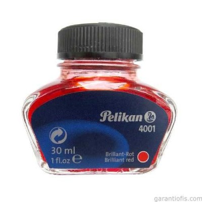 Pelikan 4001 Yazı Mürekkebi Kırmızı 30 ml 