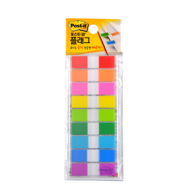 Post-it® 683-9KN Yapışkanlı Not Kağıdı İndex 9 Renk 10 Yaprak