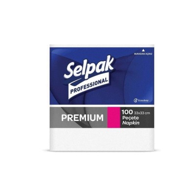 Selpak Professional Peçete 33X33 Cm 100'Lü 24 Paket