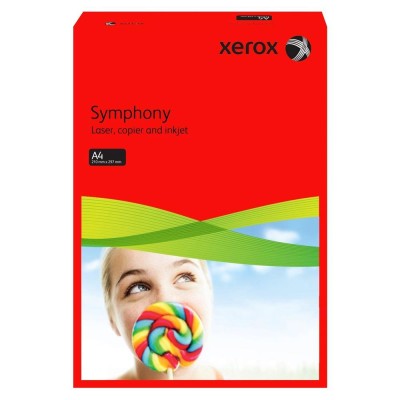 Xerox Symphony Renkli A4 Fotokopi Kağıdı 80 gr 500'lü Kırmızı