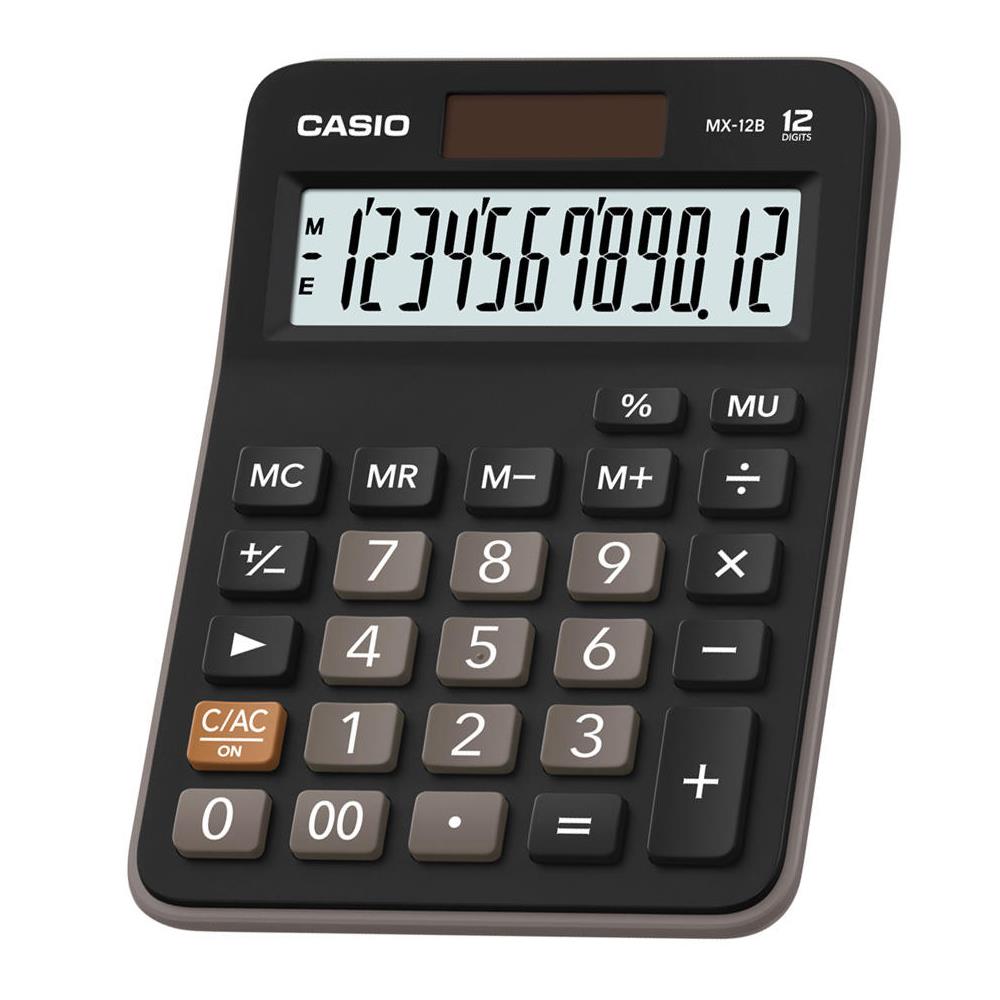 Casio Mx-12b-Bk 12 Hane Masaüstü Hesap Makinesi