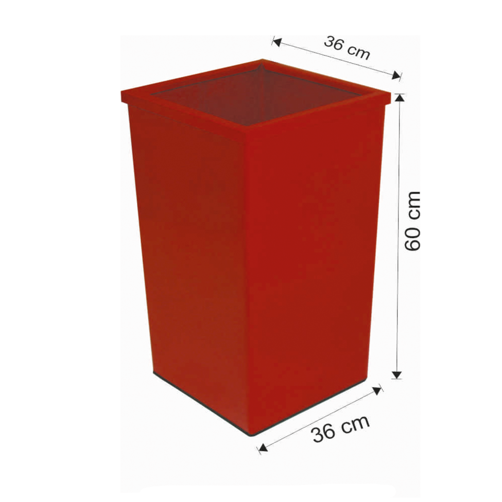 Çemberli Çöp Kovası 79 Litre Boyalı